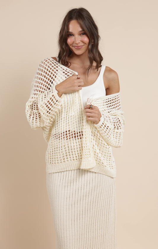 Sam ivory cardigan